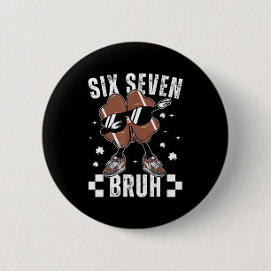 67 Meme Six Seven Bruh Shamrock Fotboll St Patric Knapp
