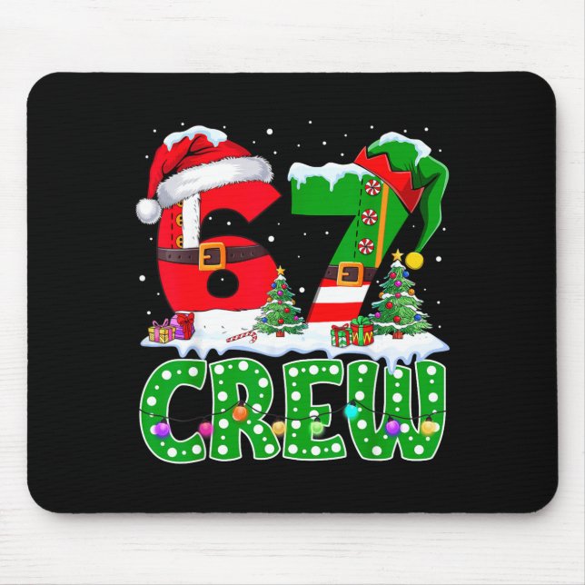 67 Meme Six Seven Christmas Crew Xmas Lights Famil Musmatta (Framsidan)