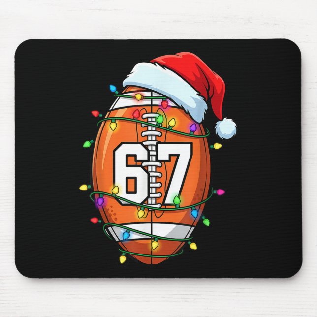 67 Meme Six Seven Fotboll Tomte Rolig Jul M Musmatta (Framsidan)