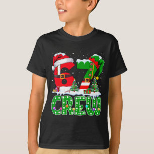 67 Meme Six Seven Jul Crew Julbelysning Familj T Shirt