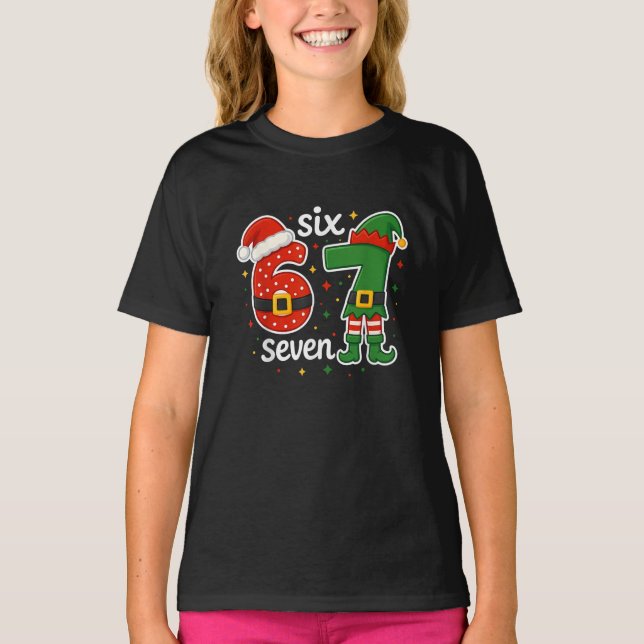 67 Meme Six Seven Jul T Shirt (Framsida)
