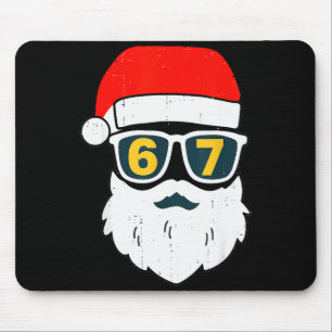67 Meme Six Seven Santa Ansikte Barn Pojkar Flicko Musmatta