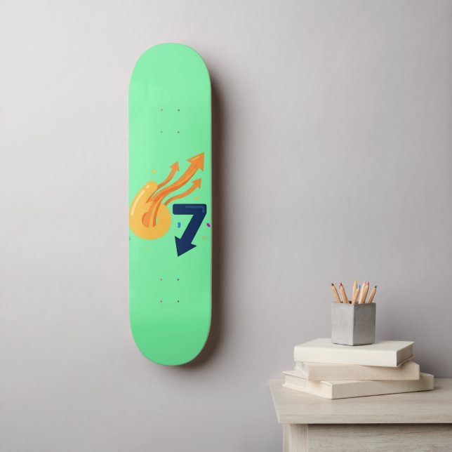 67 Meme Skateboard - Minimalistisk Rörelseenergi (Väggkonst)
