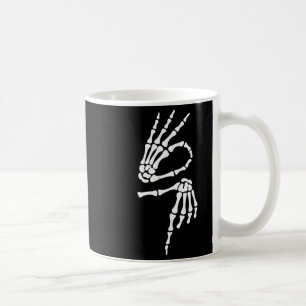 67 Meme Skelett Hand 6 7 Halloween Sex Sju Kaffemugg
