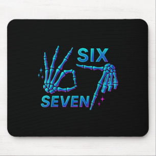 67 Meme Skelett Hand 6 7 Halloween Sex Sju Roligt Musmatta