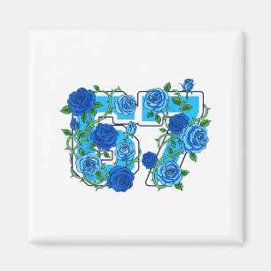 67 Meme Skola Vildblommor Blommig Färgrika Blommor Magnet