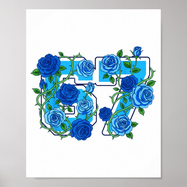 67 Meme Skola Vildblommor Blommig Färgrika Blommor Poster (Framsidan)