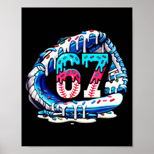 67 Meme Slang Basebollhandske Drip Glass Six Se Poster
