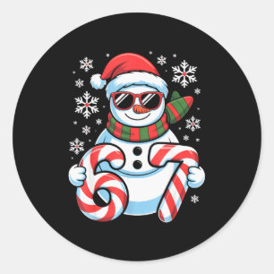 67 Meme Snömannen Brainrot Rolig Jul Pojkar Runt Klistermärke