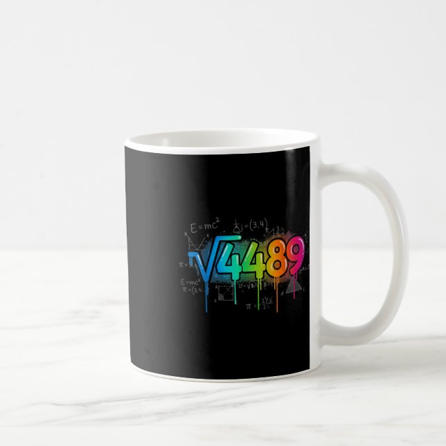 67 Meme Square Root 4489 Drip Six Seven Math Teach Kaffemugg (Höger)