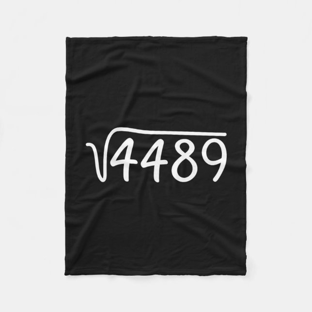 67 Meme Square Root 4489 Teen Six Seven Slang Math Fleecefilt (Framsidan)
