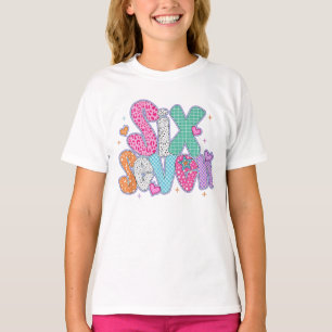 67 Meme T-Shirt Rollig Six Seven Grafisk Tee
