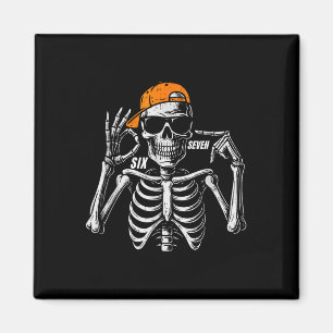 67 Meme Trendig Skelett Halloween Rolig Sex Sju Magnet