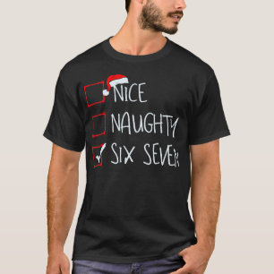 67 Meme Trevlig Elak Sex Sju Gen Alpha Roligt Jul T Shirt