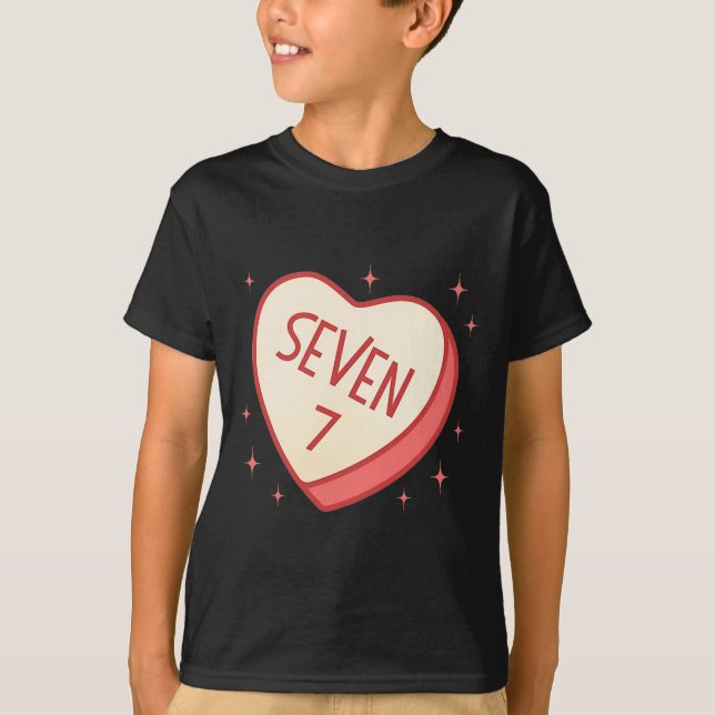 67 Meme Valentines Day Candy Heart Six Seven Match T Shirt (Framsida)