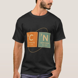 67 Memoji rolig lärare vetenskap periodiska system T Shirt