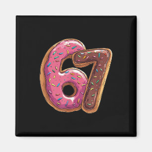 67 Munk Sex Sju Gen Alpha Slang Meme Magnet