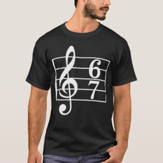 67 Music Meme Slang Musician Funny Musiceacher ret T Shirt