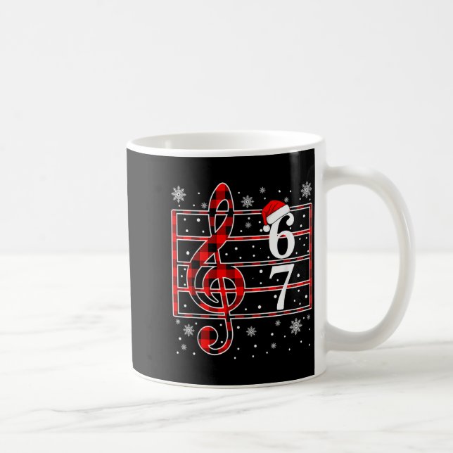 67 Music Meme Slang Musician Santa Music Teacher C Kaffemugg (Höger)