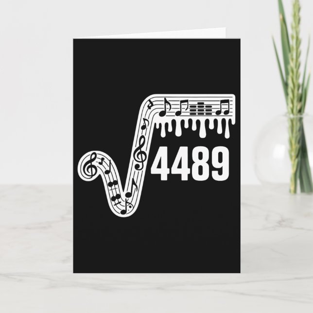 67 Musik Drip Meme Kvadratrot 4489 Slang Rolig Ma Kort (Framsida)