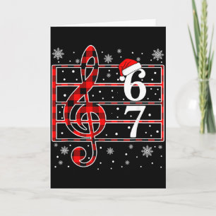 67 Musik Meme Slang Musiker Santa Musiklärare C Kort