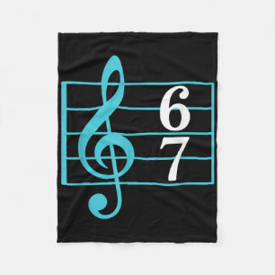 67 Musik Meme Slang Sex Sju Musiklärare Rolig Fleecefilt