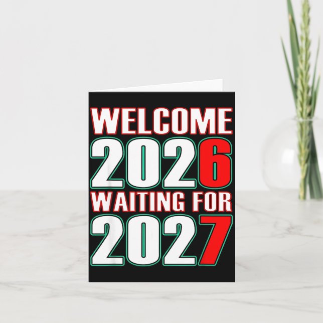 67 New Year Welcome 2026 Trendy Gen Alpha Slang  Kort (Framsida)