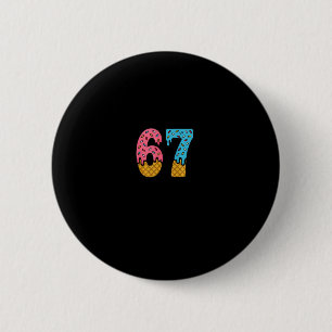 67 Number Six Seven Alpha Slang Glassis Drip Rolig Knapp