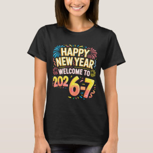 67 Nyårsafton - Gott Nytt År 2026-7 Roligt 67 T Shirt