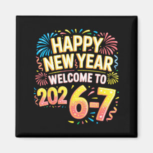 67 Nyårsafton - Gott Nytt År 2026-7 Rollig 67 Magnet