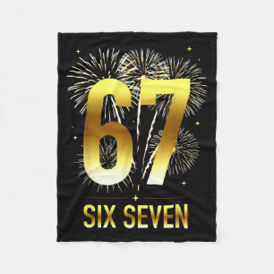 67 Nyårsfest Pyjamas-shirt 6 7 Meme 67 20 Fleecefilt