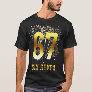 67 Nyårsfest Pyjamas-shirt 6 7 Meme 67 20 T Shirt