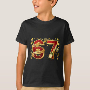67 Nyårsfest Tröja för Pyjamas 6 7 Meme 67 Ch