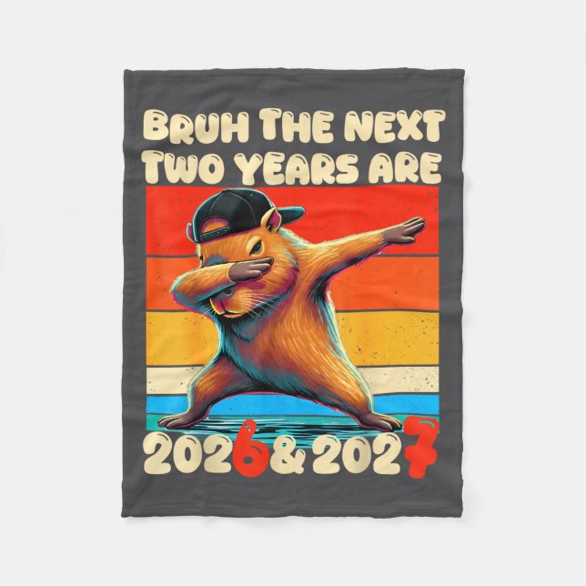 67 Nye 2026 Funny Boys Kids New Years Eve Party 6  Fleecefilt (Framsidan)