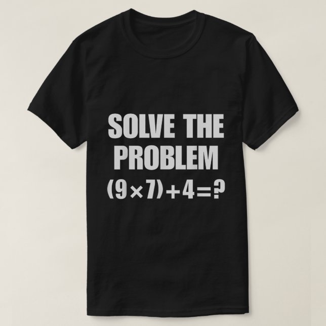 67 PEMDAS Math Meme Shirt för lärare T (Design framsida)
