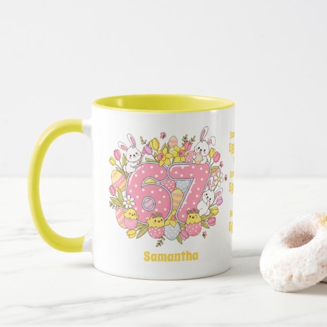 67 Reasons We’re Egg-cellent Friends! Easter Mugg (Med munk)