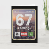 67 Ringar Roligt Gen Z Slang Meme Telefon Skärm 