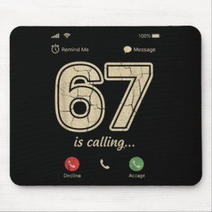 67 Ringar Roligt Gen Z Slang Meme Telefon Skärm Musmatta