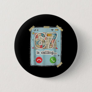 67 Ringde Roligt Gen Z Slang Meme Telefon Skärm Knapp