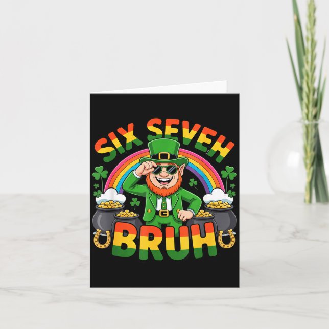 67 rolig st. patricks dag sex sju meme  kort (Framsida)