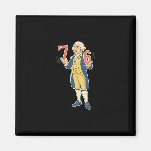 67 Roliga George Washington Meme Six Seven Gen Alp Magnet