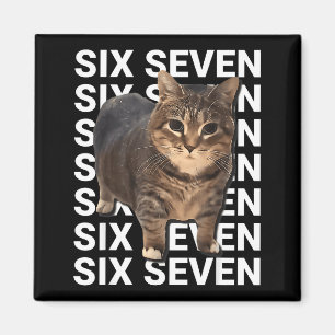 67 Roliga Katt Sex Sju Meme Gen Z Alpha Humor Anim Magnet