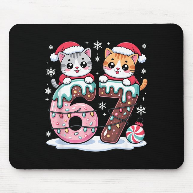 67 Roliga Meme Kawaii Katter Jul Glass Dropp Musmatta (Framsidan)