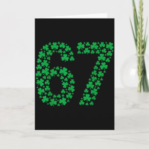 67 roliga Six Seven Gen Meme Lucky Vibes St. Patri Kort