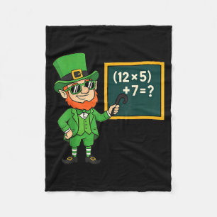 67 Roliga St Patricks Day Math Lärare Meme Sex Sju Fleecefilt