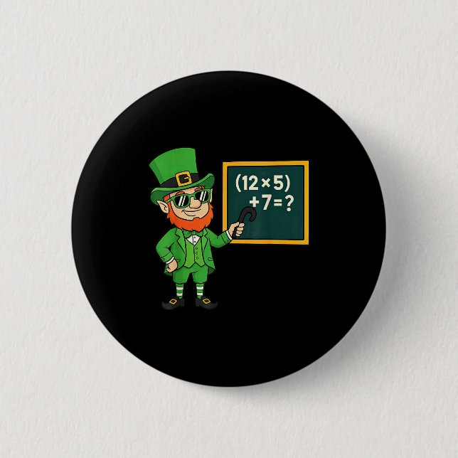 67 Roliga St Patricks Day Math Lärare Meme Sex Sju Knapp (Framsida)