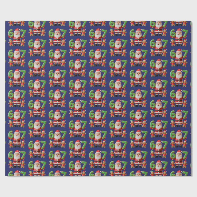 67 Rull med presentpapper | 6 7 Presentpapper (Platt)