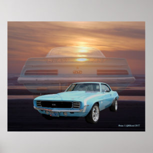 67 s/rs kamaro poster