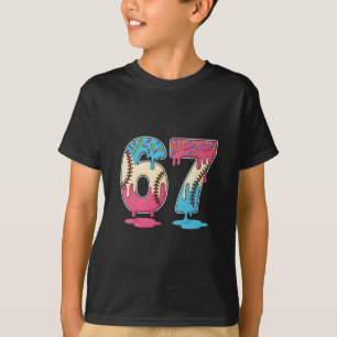 67 Sälj Glass Drip Meme Sex Sju Gen Alpha Fu T Shirt
