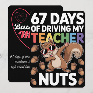 67 School Days, Basketball Mom Journey 2026 Julkort